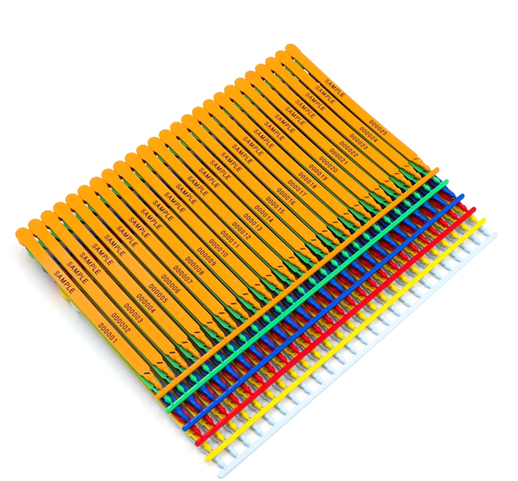 Tamper Proof Plastic Seal Fixed Length